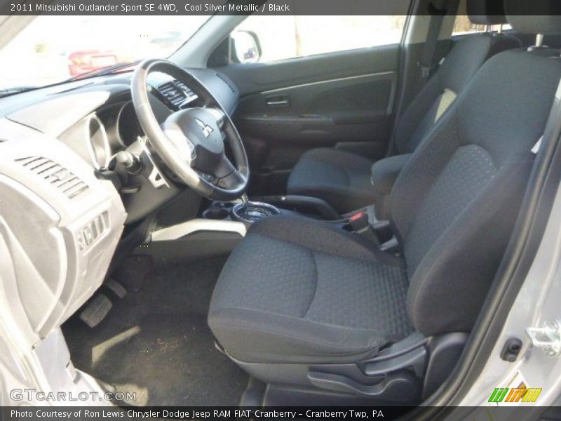 Cool Silver Metallic / Black 2011 Mitsubishi Outlander Sport SE 4WD