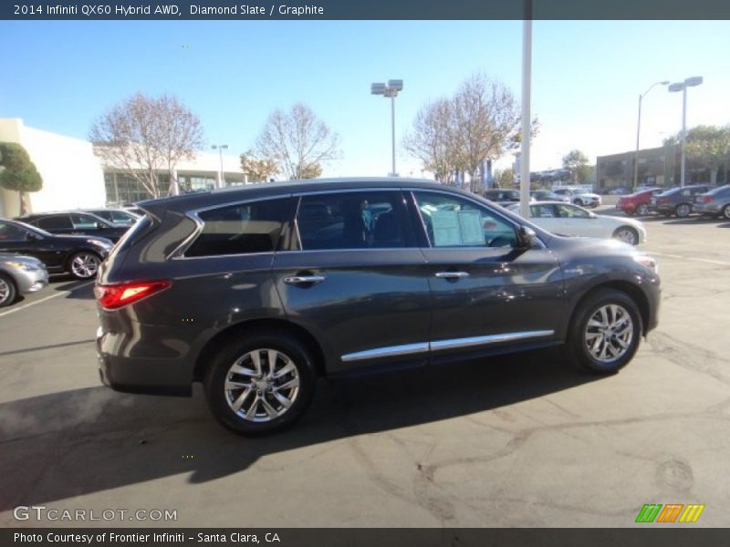 Diamond Slate / Graphite 2014 Infiniti QX60 Hybrid AWD