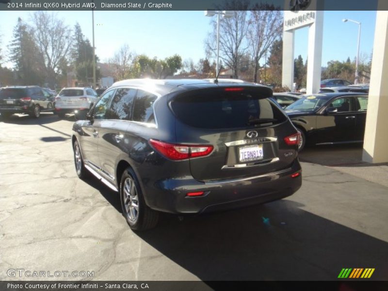 Diamond Slate / Graphite 2014 Infiniti QX60 Hybrid AWD