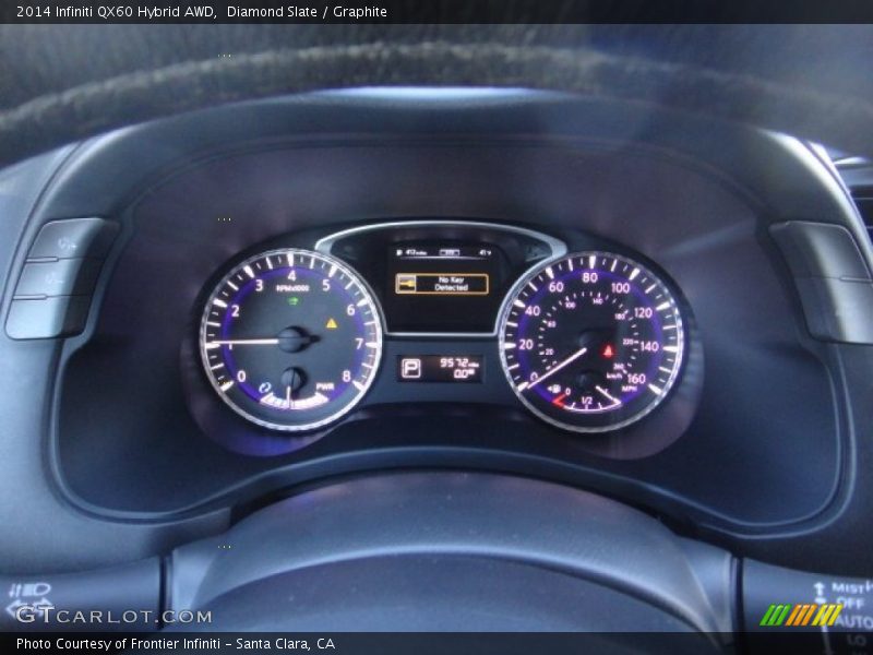 Diamond Slate / Graphite 2014 Infiniti QX60 Hybrid AWD