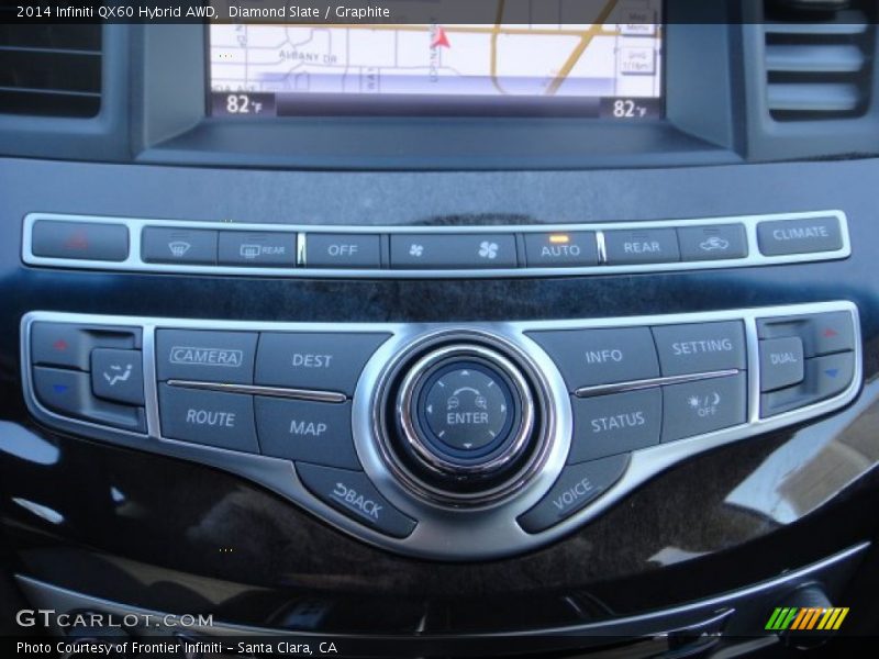 Diamond Slate / Graphite 2014 Infiniti QX60 Hybrid AWD