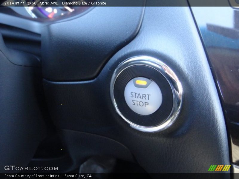 Diamond Slate / Graphite 2014 Infiniti QX60 Hybrid AWD
