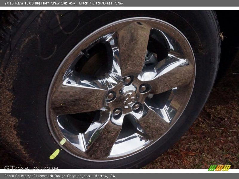 Black / Black/Diesel Gray 2015 Ram 1500 Big Horn Crew Cab 4x4