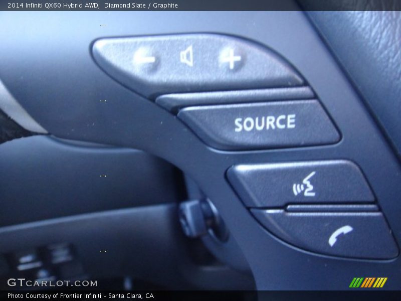 Diamond Slate / Graphite 2014 Infiniti QX60 Hybrid AWD