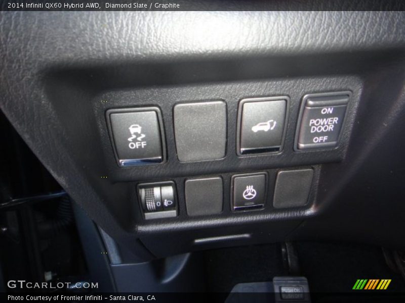 Diamond Slate / Graphite 2014 Infiniti QX60 Hybrid AWD