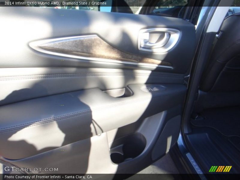 Diamond Slate / Graphite 2014 Infiniti QX60 Hybrid AWD