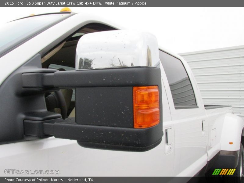 White Platinum / Adobe 2015 Ford F350 Super Duty Lariat Crew Cab 4x4 DRW