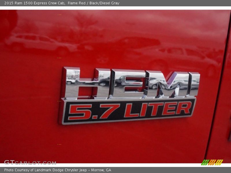 Flame Red / Black/Diesel Gray 2015 Ram 1500 Express Crew Cab