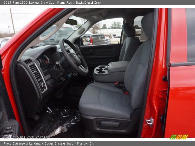 Flame Red / Black/Diesel Gray 2015 Ram 1500 Express Crew Cab