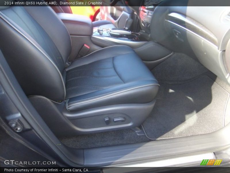 Diamond Slate / Graphite 2014 Infiniti QX60 Hybrid AWD