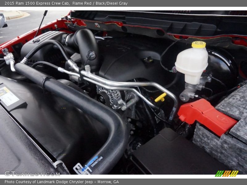 Flame Red / Black/Diesel Gray 2015 Ram 1500 Express Crew Cab