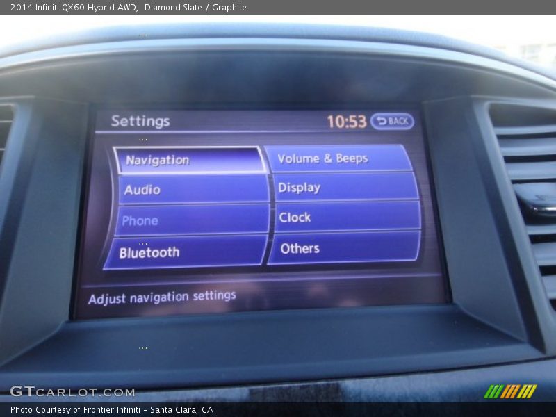Diamond Slate / Graphite 2014 Infiniti QX60 Hybrid AWD