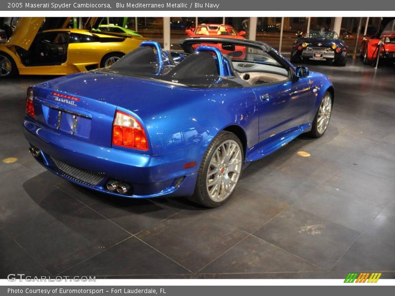 Blu Mediterraneo Metallic / Blu Navy 2005 Maserati Spyder Cambiocorsa