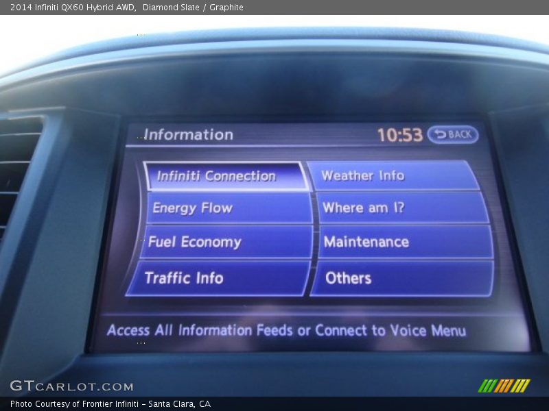 Diamond Slate / Graphite 2014 Infiniti QX60 Hybrid AWD