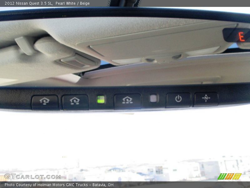 Pearl White / Beige 2012 Nissan Quest 3.5 SL
