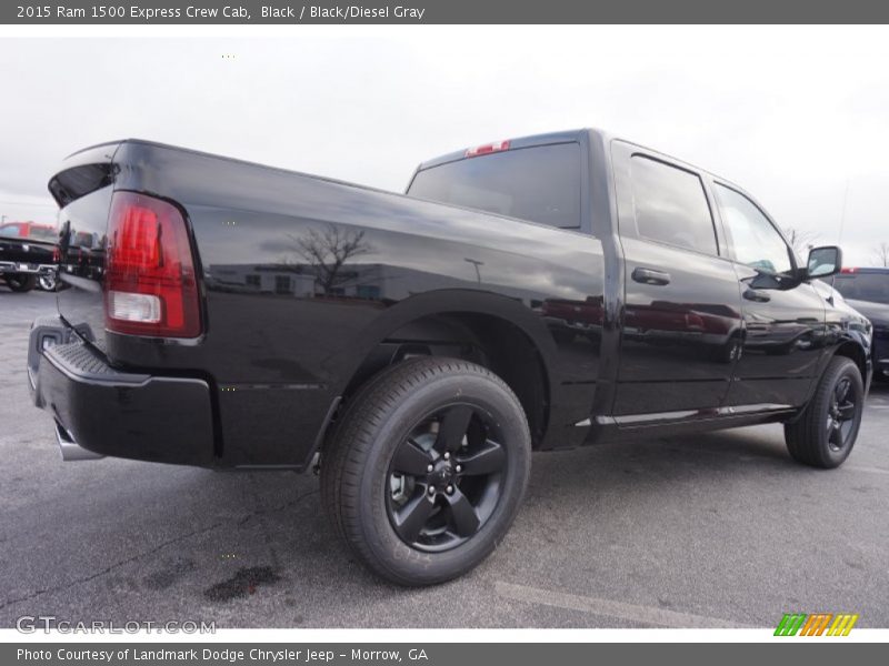 Black / Black/Diesel Gray 2015 Ram 1500 Express Crew Cab