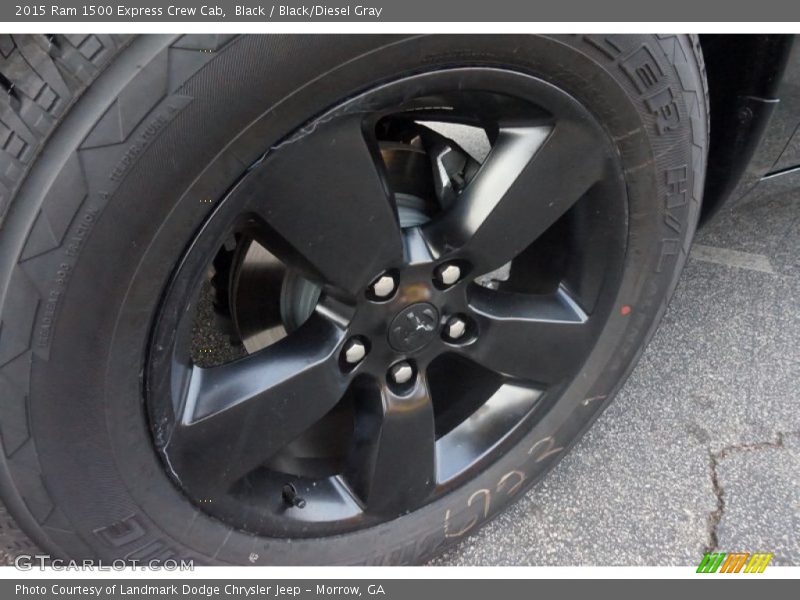 Black / Black/Diesel Gray 2015 Ram 1500 Express Crew Cab