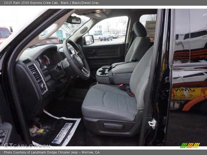 Black / Black/Diesel Gray 2015 Ram 1500 Express Crew Cab