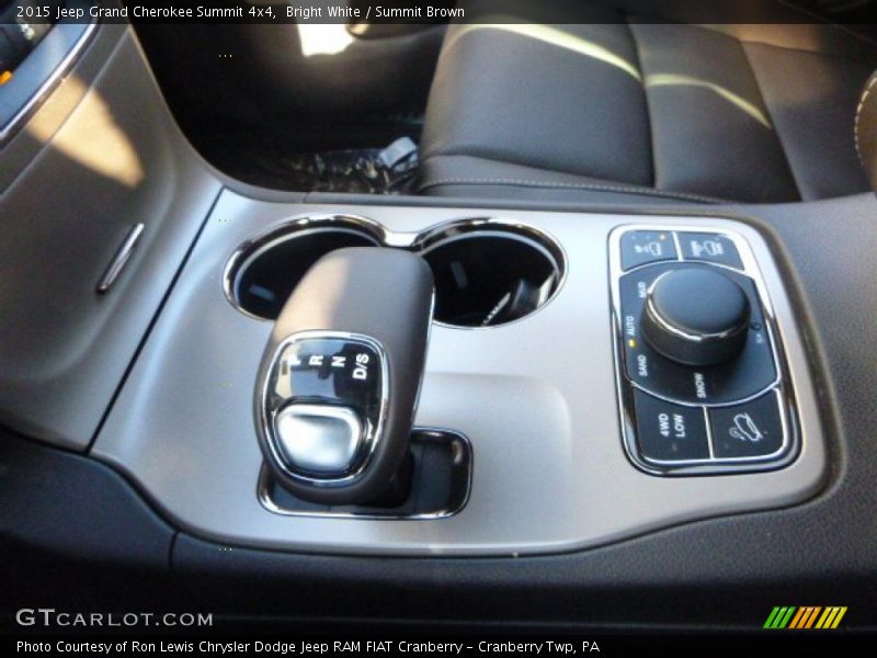 Bright White / Summit Brown 2015 Jeep Grand Cherokee Summit 4x4