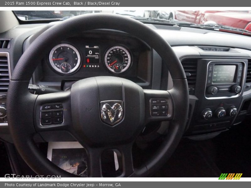 Black / Black/Diesel Gray 2015 Ram 1500 Express Crew Cab