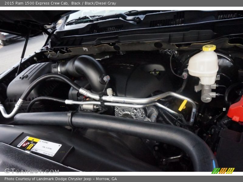 Black / Black/Diesel Gray 2015 Ram 1500 Express Crew Cab
