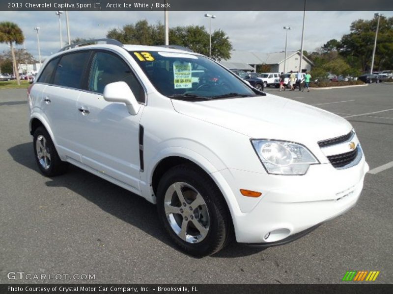 Arctic Ice White / Black 2013 Chevrolet Captiva Sport LT