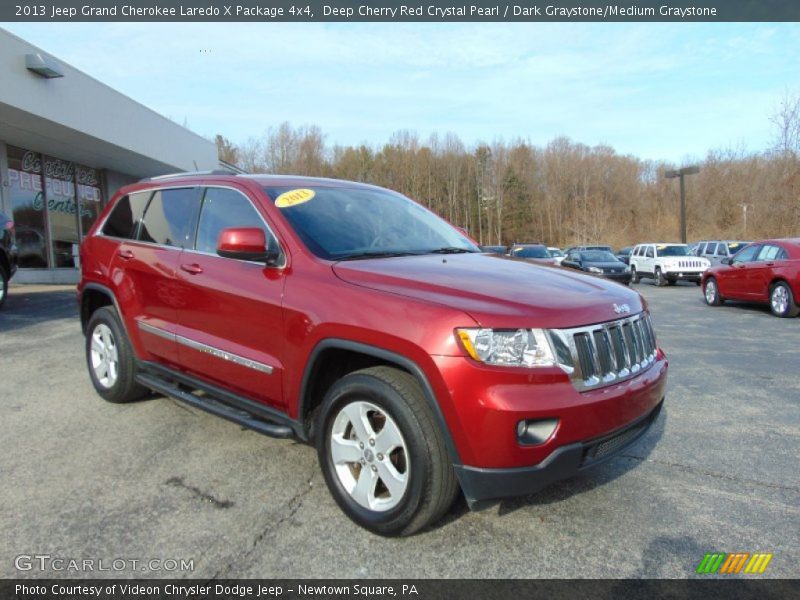 Deep Cherry Red Crystal Pearl / Dark Graystone/Medium Graystone 2013 Jeep Grand Cherokee Laredo X Package 4x4