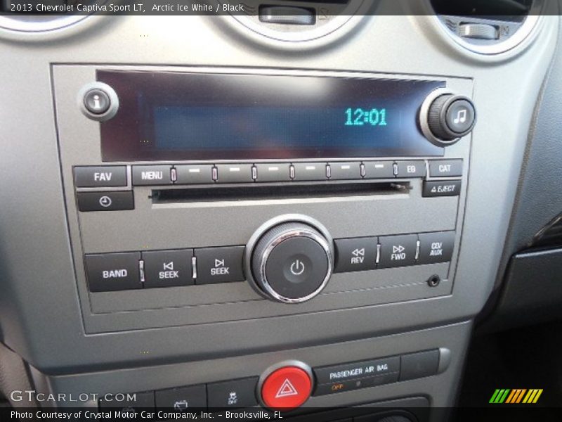 Arctic Ice White / Black 2013 Chevrolet Captiva Sport LT