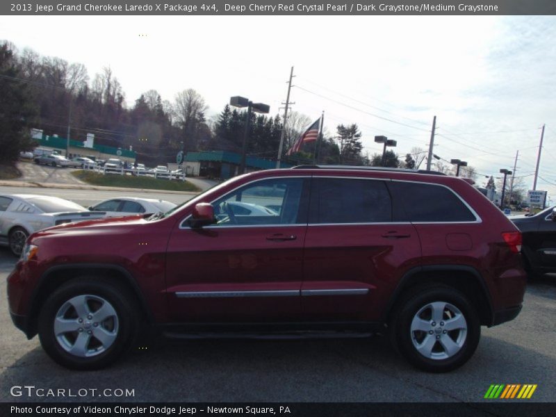 Deep Cherry Red Crystal Pearl / Dark Graystone/Medium Graystone 2013 Jeep Grand Cherokee Laredo X Package 4x4