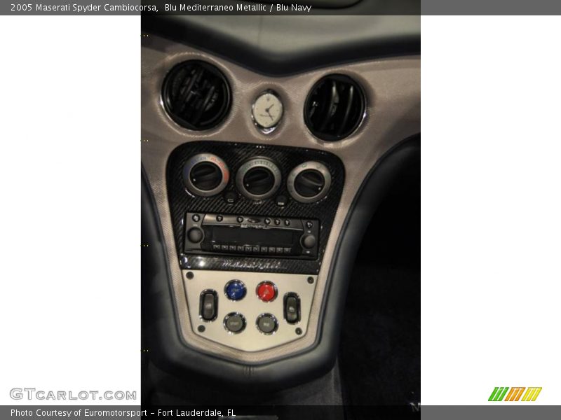 Blu Mediterraneo Metallic / Blu Navy 2005 Maserati Spyder Cambiocorsa