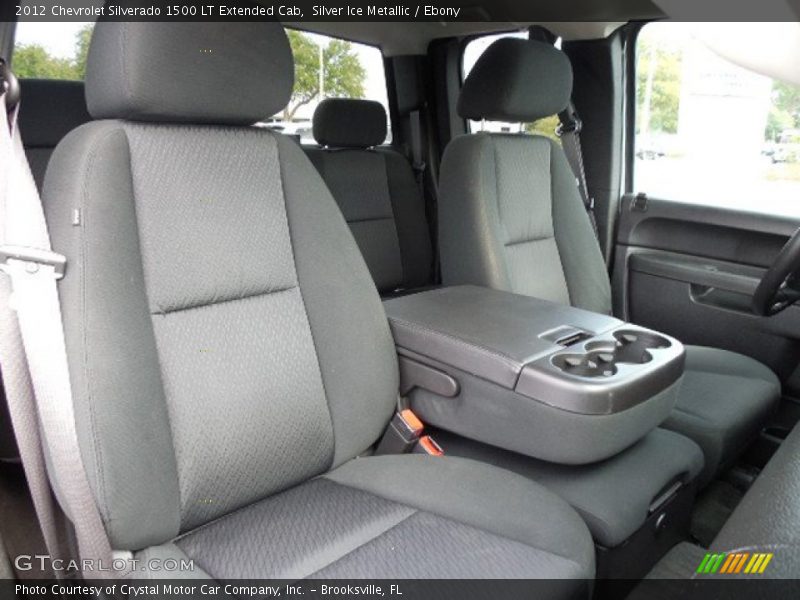 Silver Ice Metallic / Ebony 2012 Chevrolet Silverado 1500 LT Extended Cab