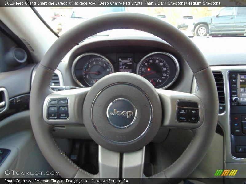 Deep Cherry Red Crystal Pearl / Dark Graystone/Medium Graystone 2013 Jeep Grand Cherokee Laredo X Package 4x4