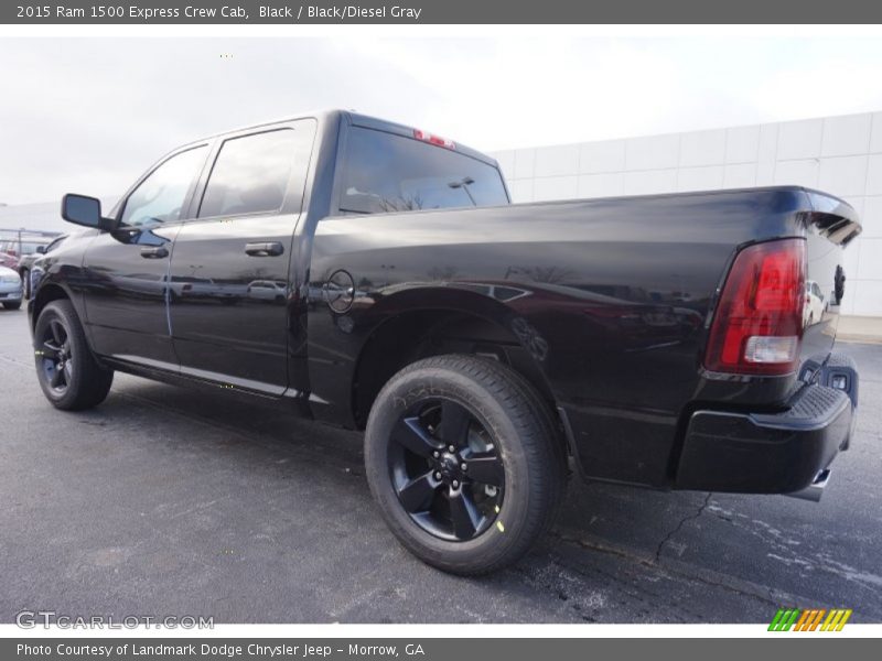 Black / Black/Diesel Gray 2015 Ram 1500 Express Crew Cab
