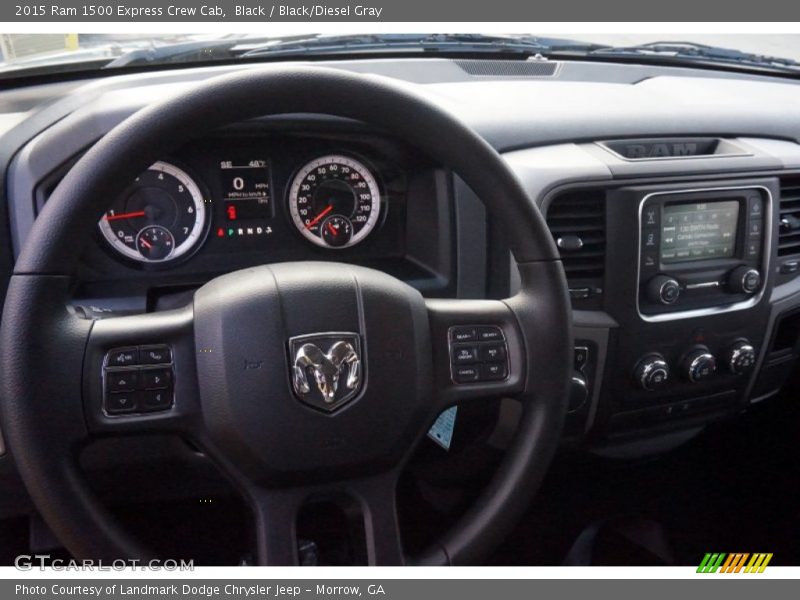 Black / Black/Diesel Gray 2015 Ram 1500 Express Crew Cab