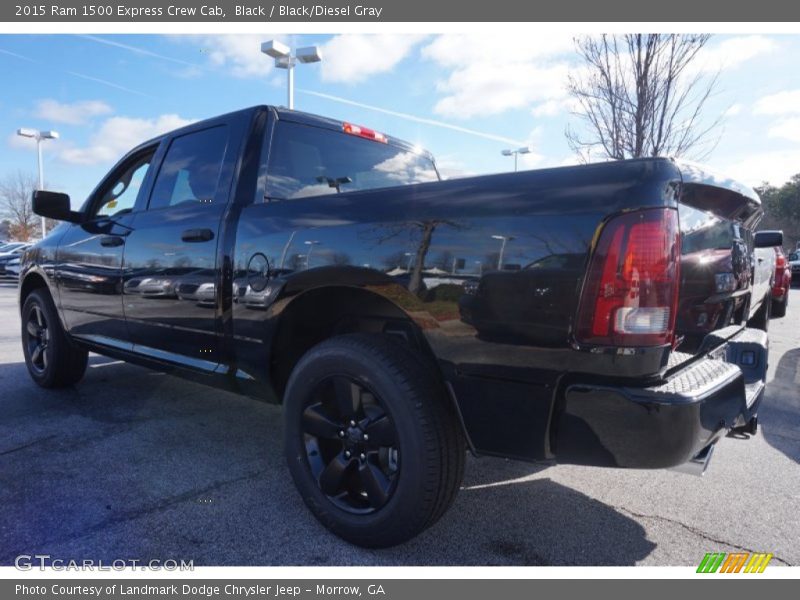 Black / Black/Diesel Gray 2015 Ram 1500 Express Crew Cab