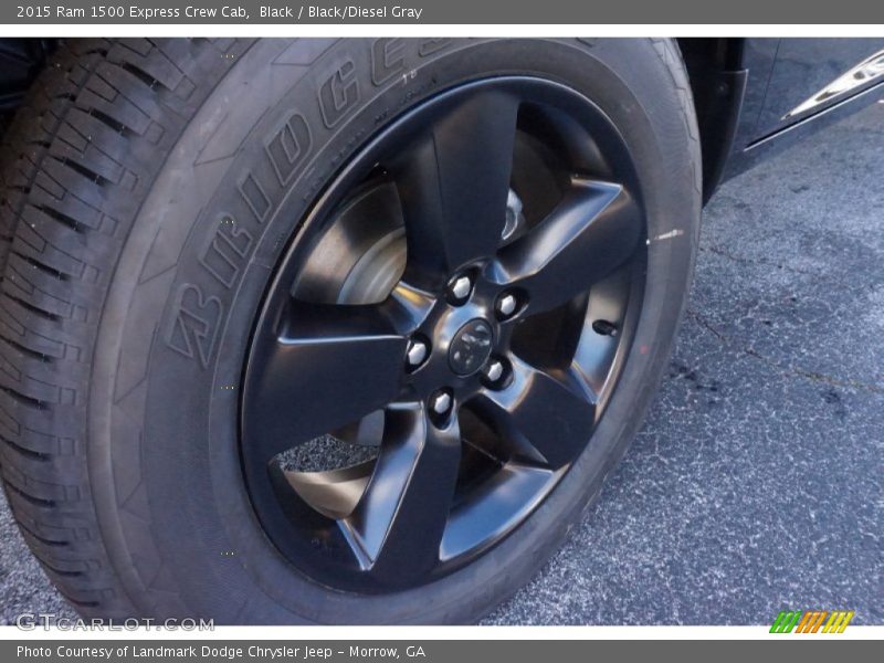 Black / Black/Diesel Gray 2015 Ram 1500 Express Crew Cab
