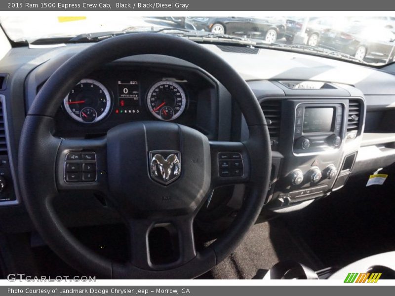 Black / Black/Diesel Gray 2015 Ram 1500 Express Crew Cab