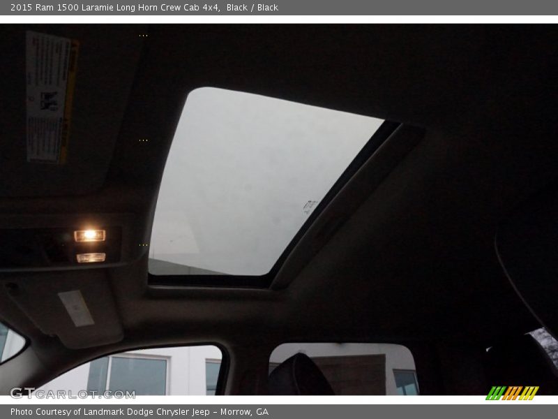 Black / Black 2015 Ram 1500 Laramie Long Horn Crew Cab 4x4