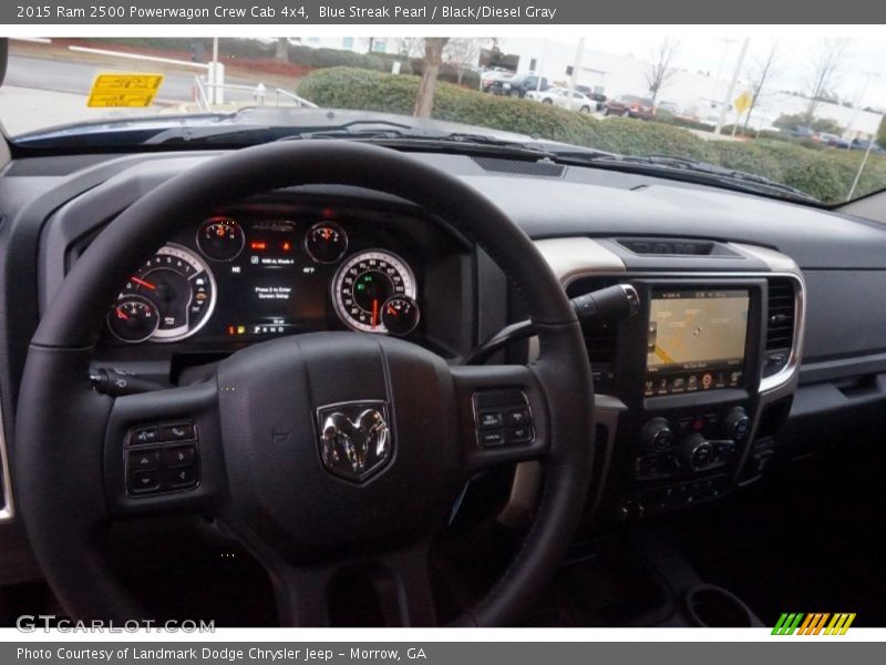 Blue Streak Pearl / Black/Diesel Gray 2015 Ram 2500 Powerwagon Crew Cab 4x4