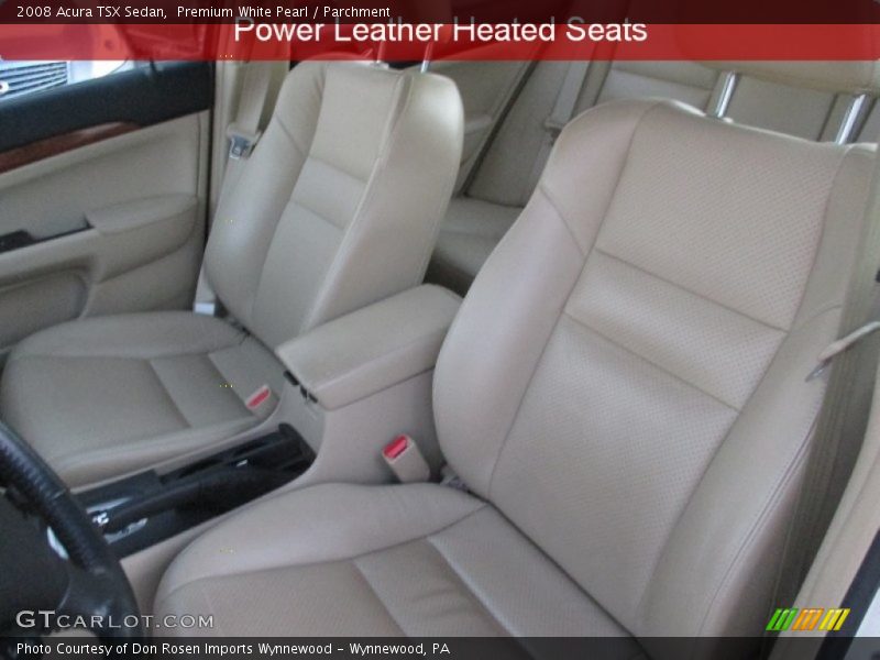 Premium White Pearl / Parchment 2008 Acura TSX Sedan