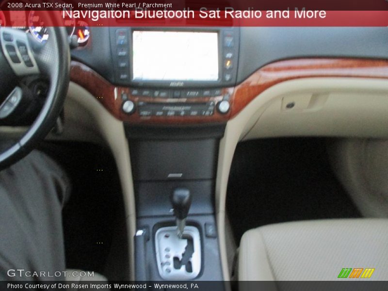 Premium White Pearl / Parchment 2008 Acura TSX Sedan