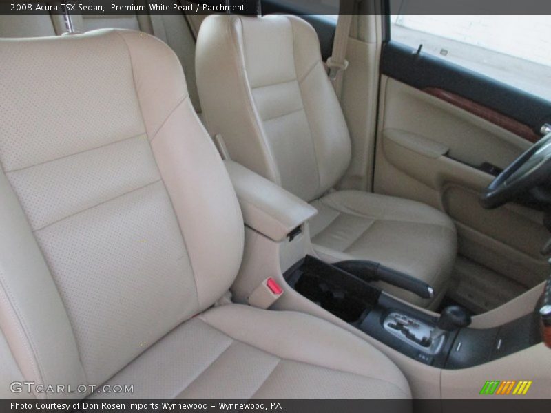 Premium White Pearl / Parchment 2008 Acura TSX Sedan