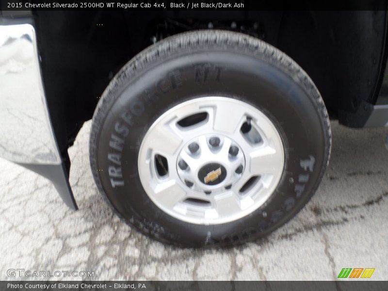 Black / Jet Black/Dark Ash 2015 Chevrolet Silverado 2500HD WT Regular Cab 4x4