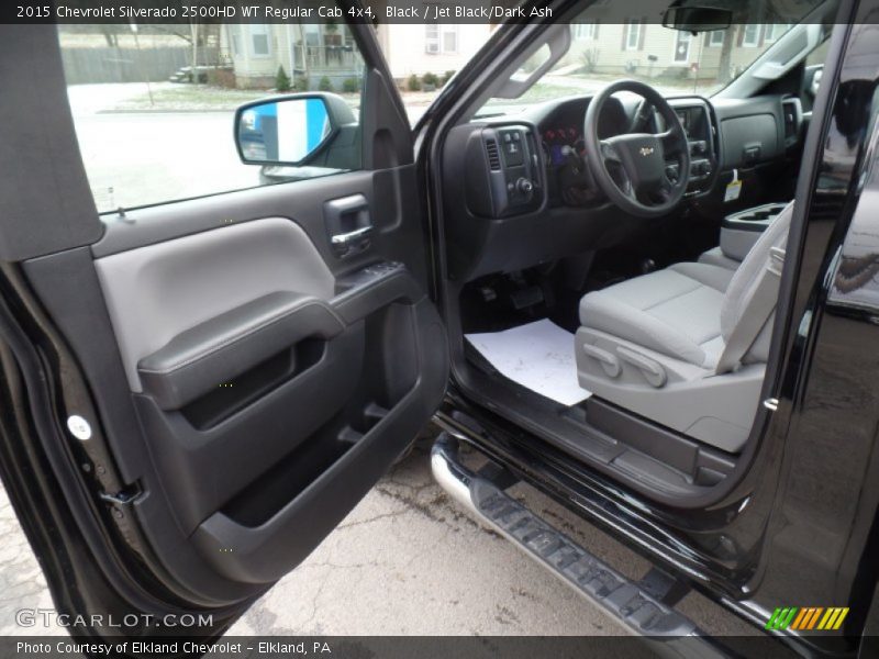 Black / Jet Black/Dark Ash 2015 Chevrolet Silverado 2500HD WT Regular Cab 4x4