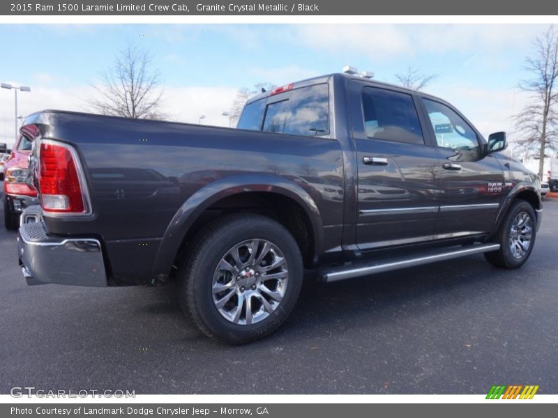 Granite Crystal Metallic / Black 2015 Ram 1500 Laramie Limited Crew Cab
