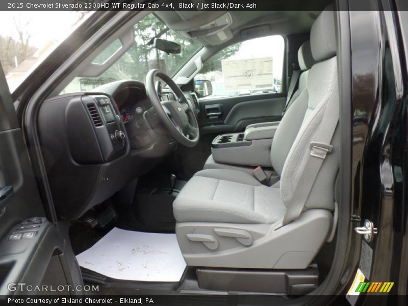 Black / Jet Black/Dark Ash 2015 Chevrolet Silverado 2500HD WT Regular Cab 4x4