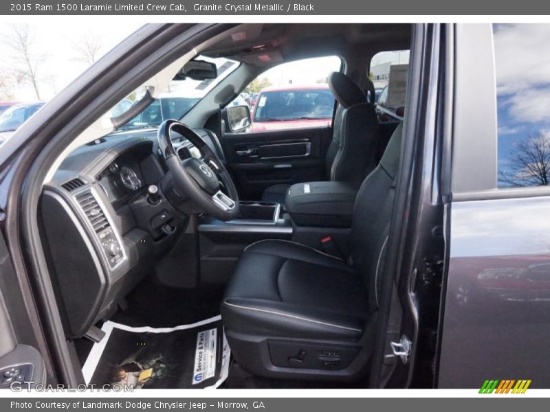 Granite Crystal Metallic / Black 2015 Ram 1500 Laramie Limited Crew Cab
