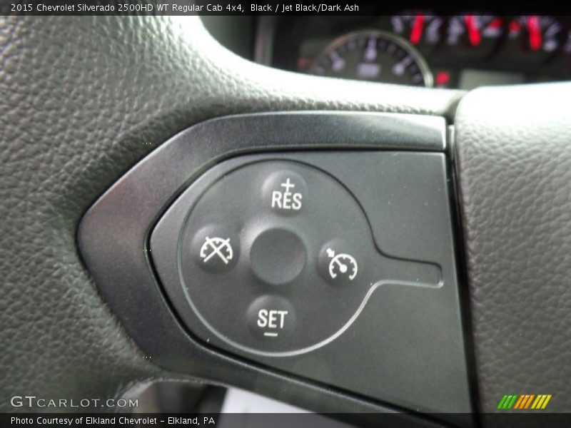 Black / Jet Black/Dark Ash 2015 Chevrolet Silverado 2500HD WT Regular Cab 4x4