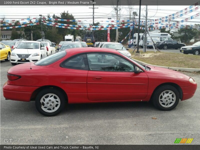 Bright Red / Medium Prairie Tan 1999 Ford Escort ZX2 Coupe