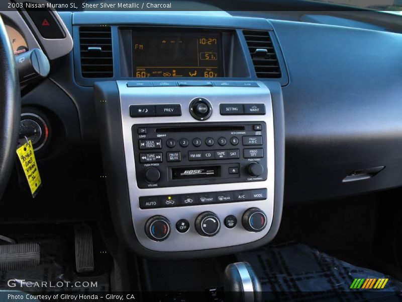 Sheer Silver Metallic / Charcoal 2003 Nissan Murano SL